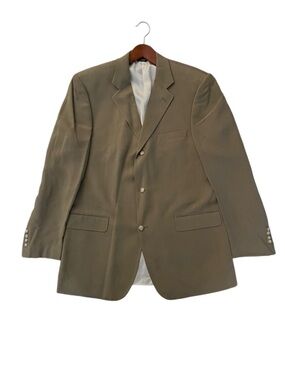 Bill Blass Black Label Parisian Silk Wool Blazer 42L